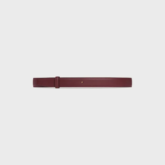 Reversible Strap 25Mm in Smooth and Grained Calfskin Reversible Strap 25Mm in Smooth and Grained Calfskin
