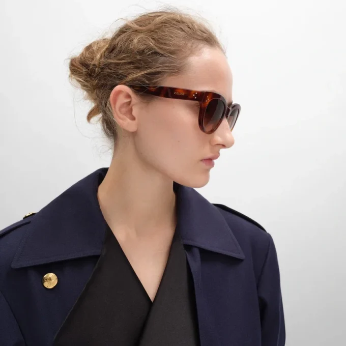 Round S332 Sunglasses in Acetate Round S332 Sunglasses in Acetate