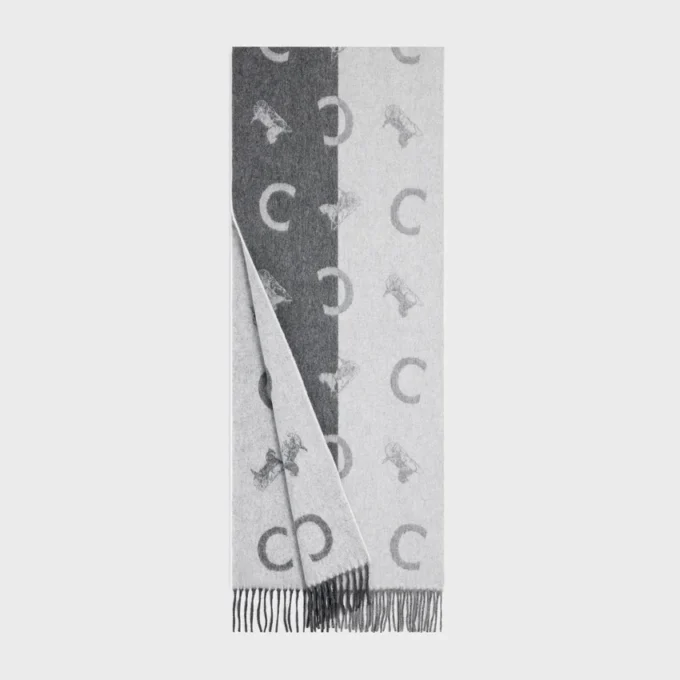 Scarf in Wool and Cashmere Scarf in Wool and Cashmere