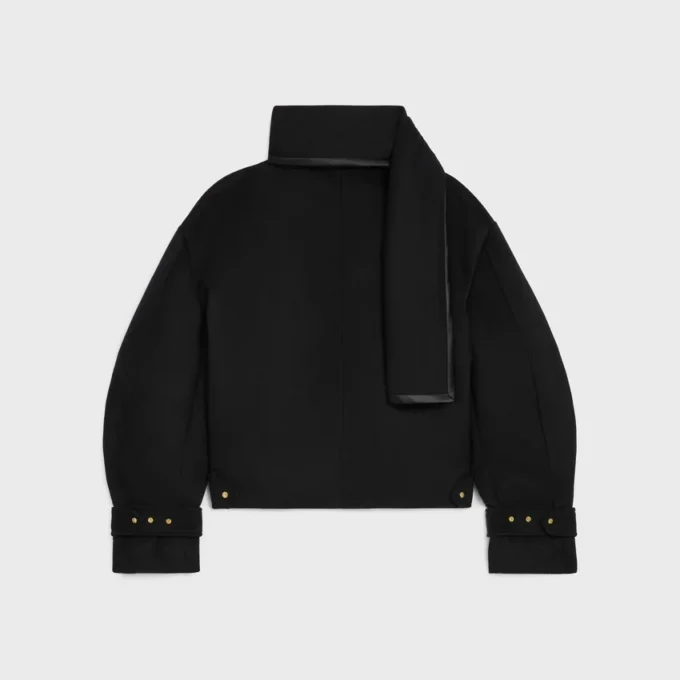 Scarf Jacket in Wool Cloth Scarf Jacket in Wool Cloth