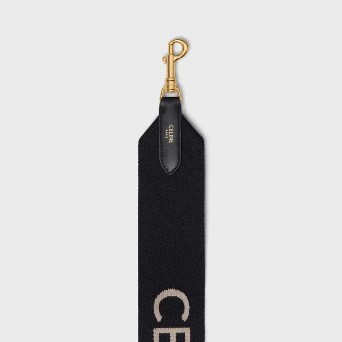 Short Strap in Wool with Celine Jacquard