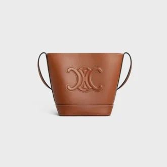 Small Bucket Cuir Triomphe in Smooth Calfskin