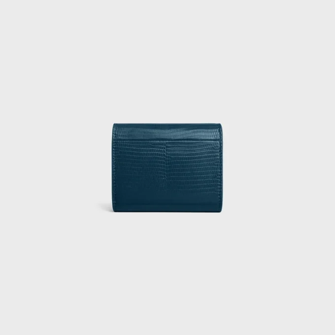Small Flap Wallet Triomphe in Lizard Small Flap Wallet Triomphe in Lizard