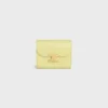 Small Flap Wallet Triomphe in Shiny Calfskin Small Flap Wallet Triomphe in Shiny Calfskin
