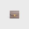 Small Flap Wallet Triomphe in Shiny Calfskin Small Flap Wallet Triomphe in Shiny Calfskin