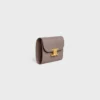 Small Flap Wallet Triomphe in Shiny Calfskin Small Flap Wallet Triomphe in Shiny Calfskin