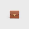 Small Flap Wallet Triomphe in Shiny Smooth Lambskin Small Flap Wallet Triomphe in Shiny Smooth Lambskin