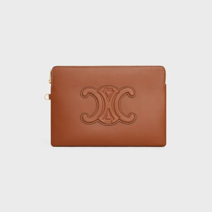 Small Pouch with Strap Cuir Triomphe in Smooth Calfskin Small Pouch with Strap Cuir Triomphe in Smooth Calfskin