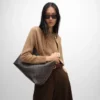 Soft Shopper Bag in Triomphe Canvas and Calfskin Soft Shopper Bag in Triomphe Canvas and Calfskin