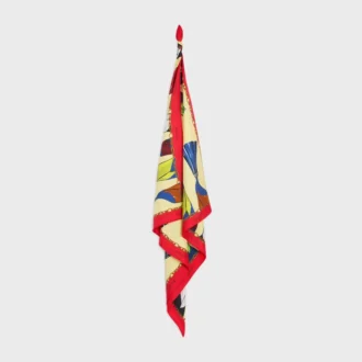 Square in Silk Twill