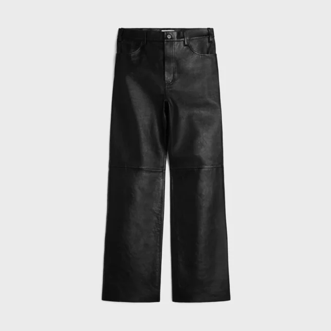 Straight Jeans in Soft Lambskin Straight Jeans in Soft Lambskin