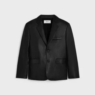 Tailored Jacket in Plonge Lambskin Tailored Jacket in Plonge Lambskin