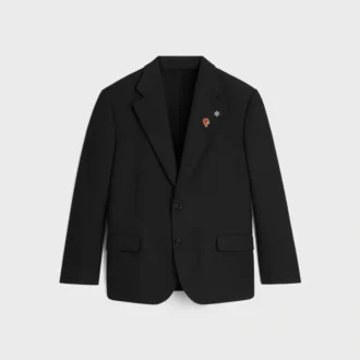 Tailored Jacket in Wool Gabardine