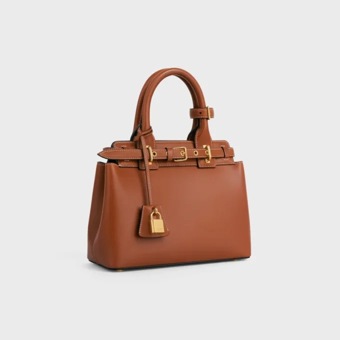 Teen Celine Conti Bag in Natural Calfskin Teen Celine Conti Bag in Natural Calfskin