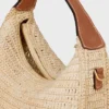 Teen Celine Lulu in Raffia and Natural Calfskin