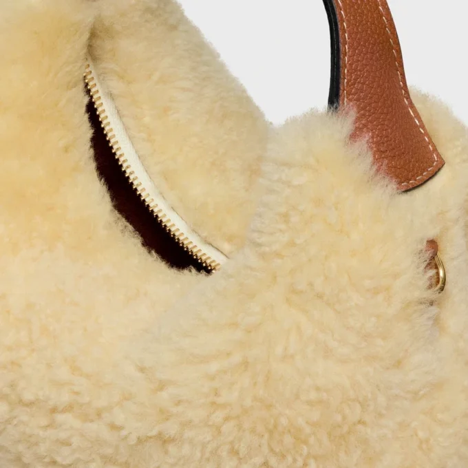 Teen Celine Lulu in Shearling and Calfskin