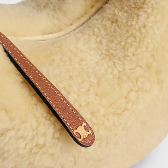 Teen Celine Lulu in Shearling and Calfskin