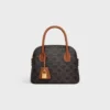 Teen Honorine Bag in Triomphe Canvas and Calfskin Teen Honorine Bag in Triomphe Canvas and Calfskin