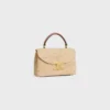Teen Nino Bag in Raffia and Calfskin
