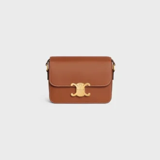 Teen Triomphe Bag in Natural Calfskin Teen Triomphe Bag in Natural Calfskin