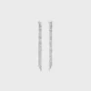 Tennis Cocktail Earrings in White Gold and Diamonds Tennis Cocktail Earrings in White Gold and Diamonds