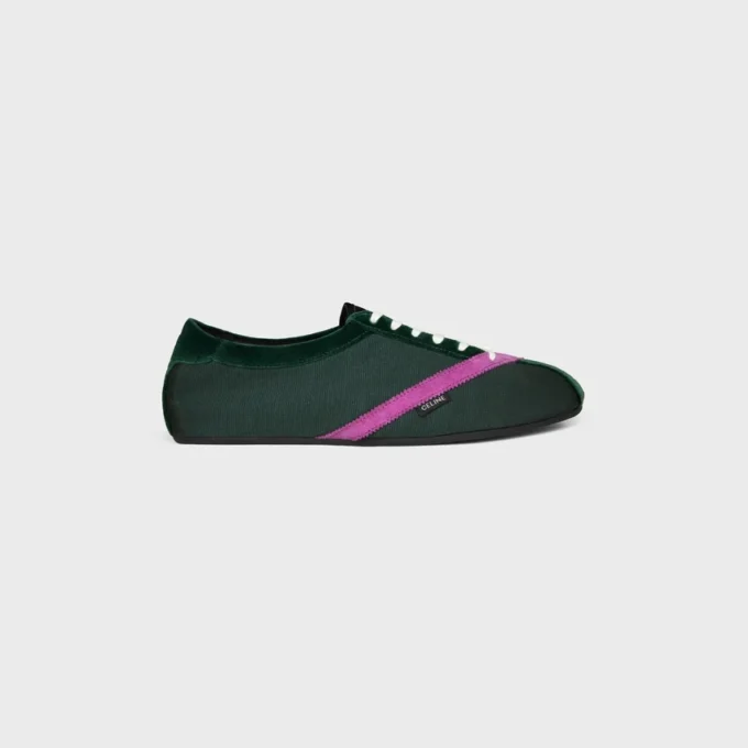 The Flat Sneaker in Gros Grain, Velvet, Suede Calfskin and Lambskin The Flat Sneaker in Gros Grain, Velvet, Suede Calfskin and Lambskin