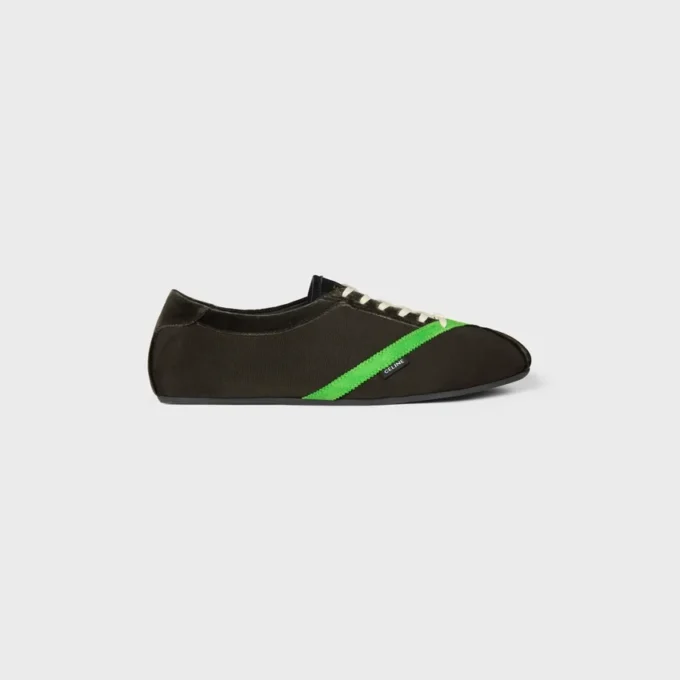 The Flat Sneaker in Gros Grain, Velvet, Suede Goatskin and Lambskin