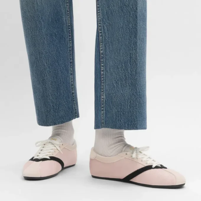 The Flat Sneaker in Gros Grain, Velvet, Suede Goatskin and Lambskin The Flat Sneaker in Gros Grain, Velvet, Suede Goatskin and Lambskin