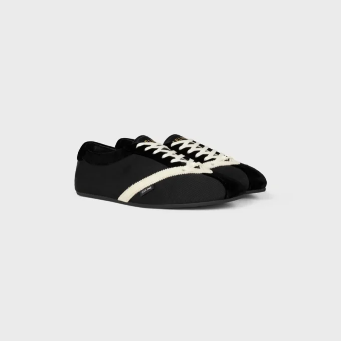 The Flat Sneaker in Gros Grain, Velvet, Suede Goatskin and Lambskin The Flat Sneaker in Gros Grain, Velvet, Suede Goatskin and Lambskin