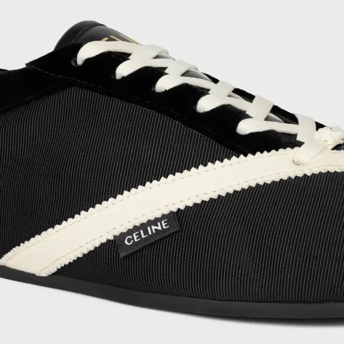 The Flat Sneaker in Gros Grain, Velvet, Suede Goatskin and Lambskin The Flat Sneaker in Gros Grain, Velvet, Suede Goatskin and Lambskin