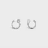 Torsion Earrings in White Gold and Diamonds Torsion Earrings in White Gold and Diamonds