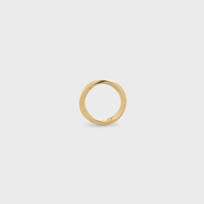 Torsion Ring in Yellow Gold Torsion Ring in Yellow Gold