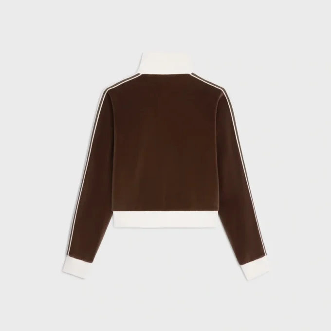 Tracksuit Jacket in Velvet Jersey Tracksuit Jacket in Velvet Jersey