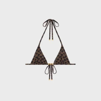 Triangle Top in Monogram Jersey Triangle Top in Monogram Jersey