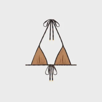 Triangle Top in Monogram Jersey Triangle Top in Monogram Jersey