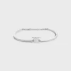 Triomphe Articulated Bracelet in Brass with Rhodium Finish