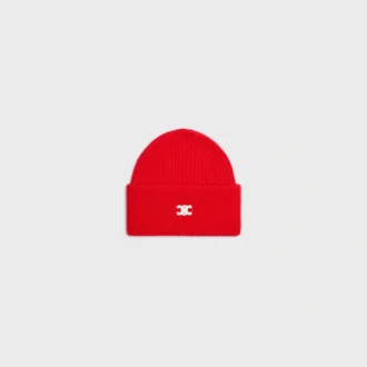 Triomphe Beanie in Seamless Cashmere Triomphe Beanie in Seamless Cashmere