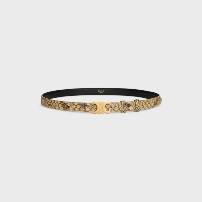 Triomphe Belt 18Mm in Python Triomphe Belt 18Mm in Python