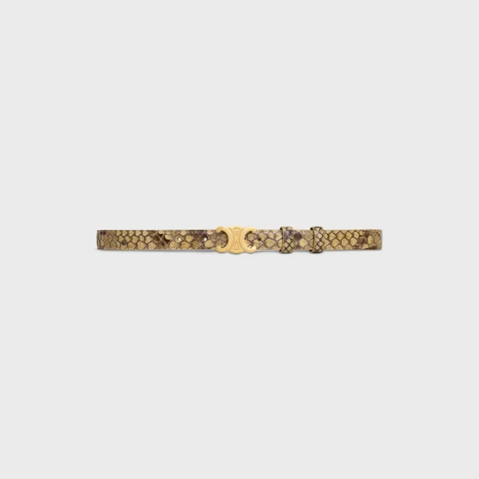 Triomphe Belt 18Mm in Python Triomphe Belt 18Mm in Python