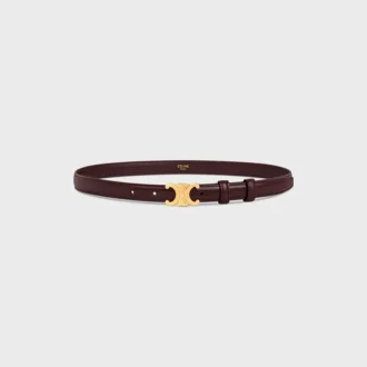 Triomphe Belt 18Mm in Taurillon Leather
