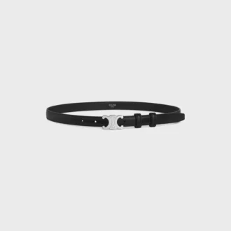 Triomphe Belt 18Mm in Taurillon Leather