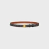 Triomphe Belt 18Mm in Triomphe Canvas Triomphe Belt 18Mm in Triomphe Canvas
