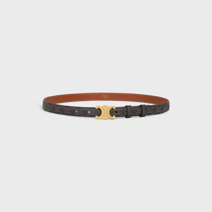 Triomphe Belt 18Mm in Triomphe Canvas Triomphe Belt 18Mm in Triomphe Canvas