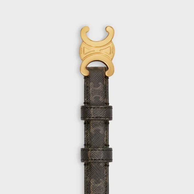 Triomphe Belt 18Mm in Triomphe Canvas Triomphe Belt 18Mm in Triomphe Canvas