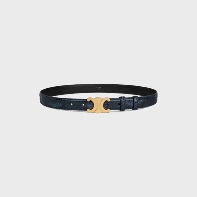 Triomphe Belt 25Mm in Python Triomphe Belt 25Mm in Python