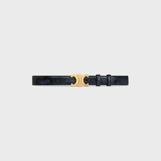 Triomphe Belt 25Mm in Python Triomphe Belt 25Mm in Python