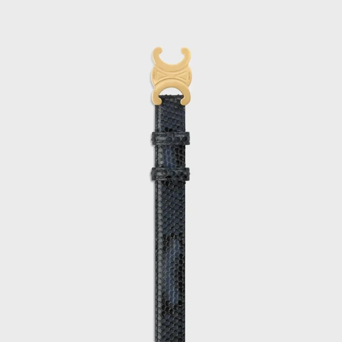 Triomphe Belt 25Mm in Python Triomphe Belt 25Mm in Python