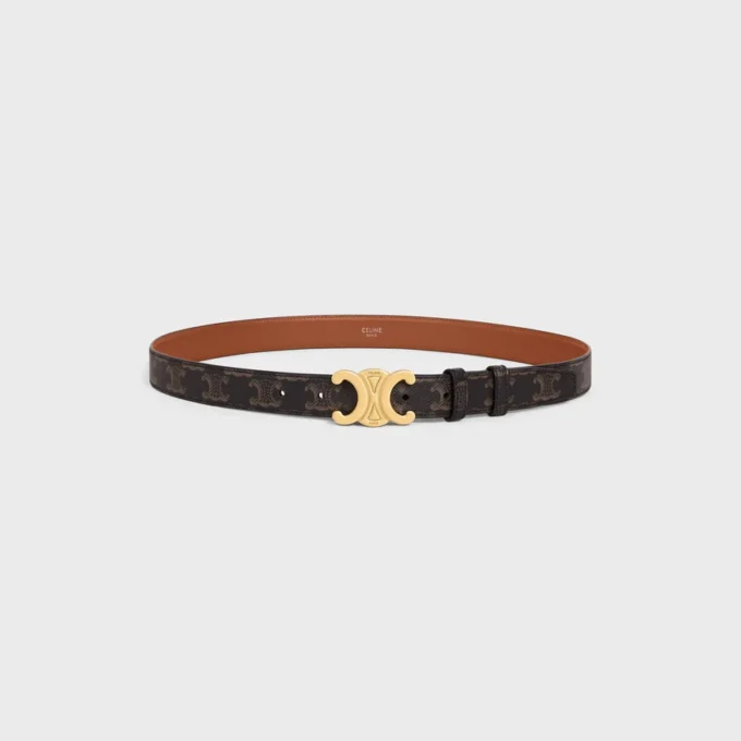 Triomphe Belt 25Mm in Triomphe Canvas Triomphe Belt 25Mm in Triomphe Canvas