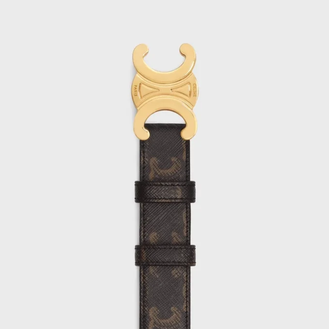 Triomphe Belt 25Mm in Triomphe Canvas Triomphe Belt 25Mm in Triomphe Canvas