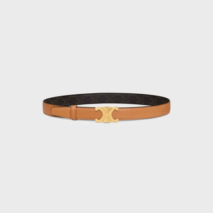 Triomphe Buckle & Reversible Strap 25Mm Triomphe Buckle & Reversible Strap 25Mm